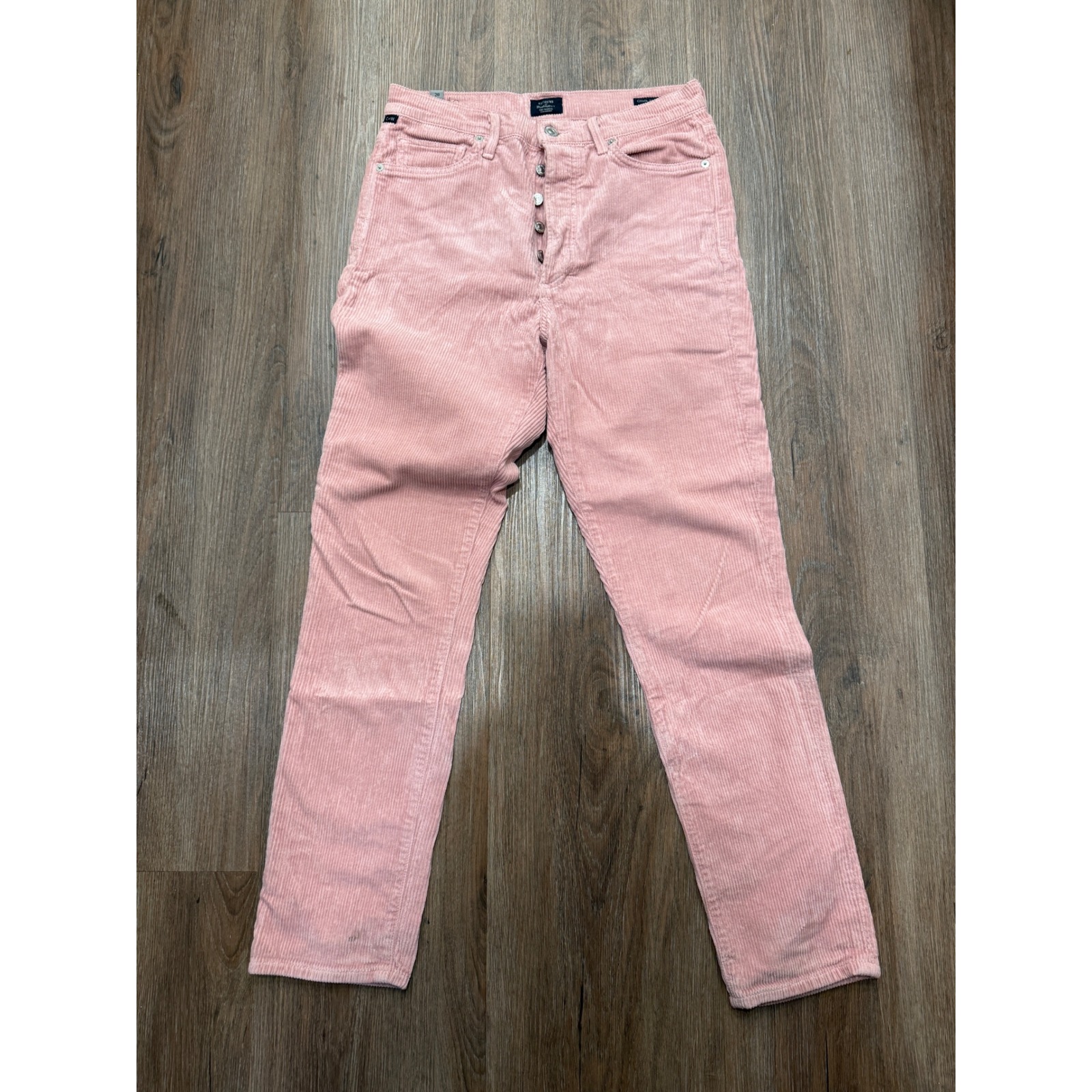 Citizens Of Humanity Olivia High Rise Slim Ankle Corduroy Pants Women's Size 28